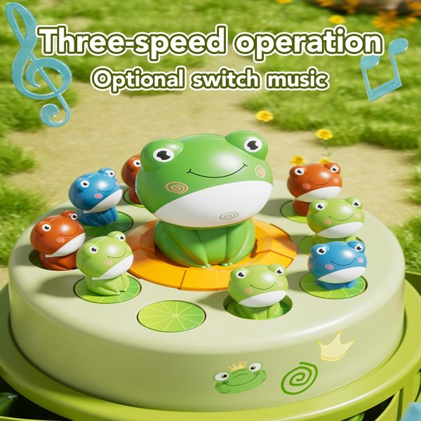 Little Frog Catapults Big Turntable