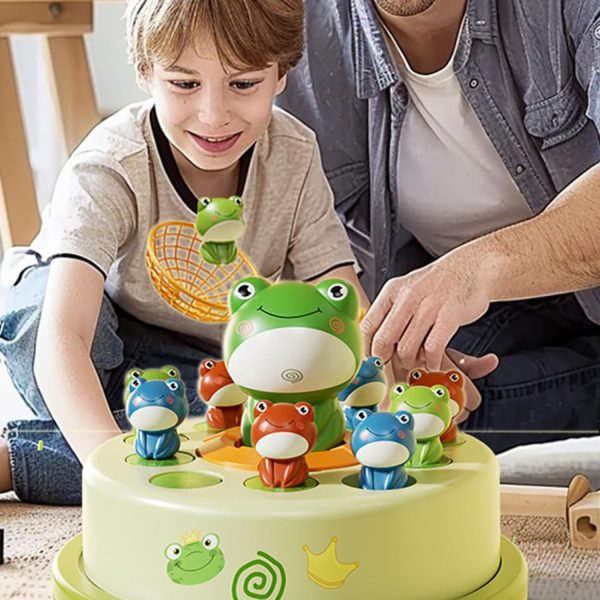 Little Frog Catapults Big Turntable
