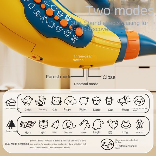 Animal Caller Toys for Kids Animal Gathering Horn