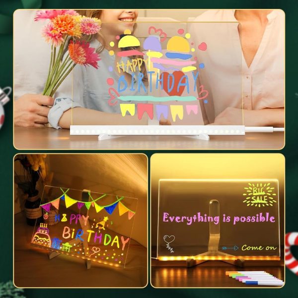 LED Magic Note Board Glowing Acrylic Message Marker