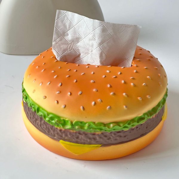 Hamburger Tissue Paper Box