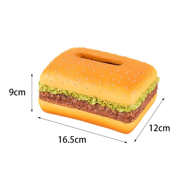 Hamburger Tissue Paper Box