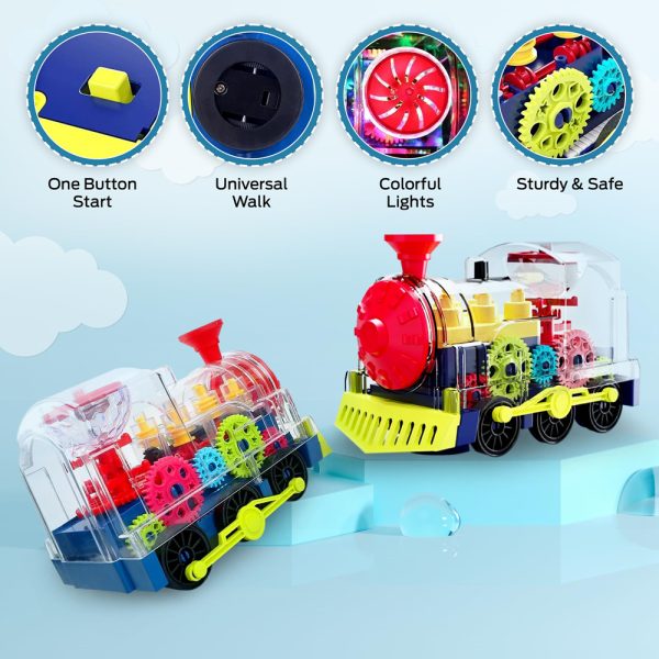 Universal Music Transparent Gear Train Toy