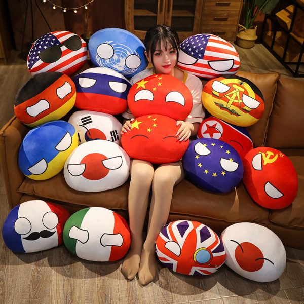 Polandball Countryballs Plush Doll