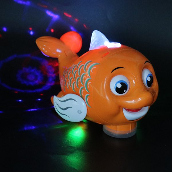 Electric Blowing Ball Fish Toy