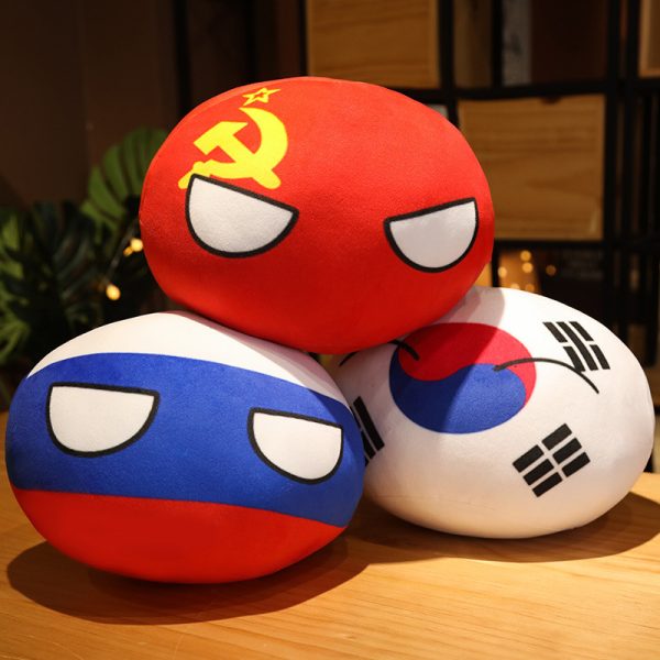 Polandball Countryballs Plush Doll