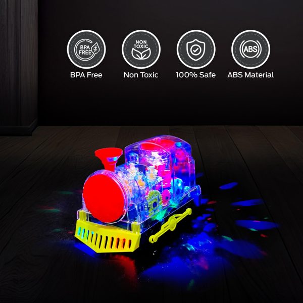 Universal Music Transparent Gear Train Toy