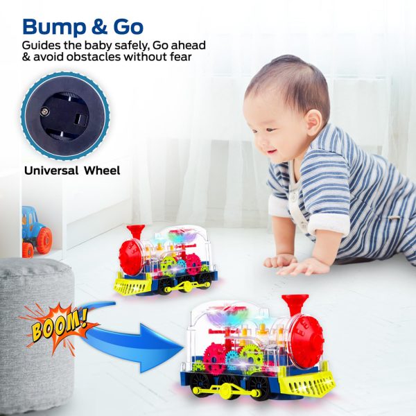 Universal Music Transparent Gear Train Toy