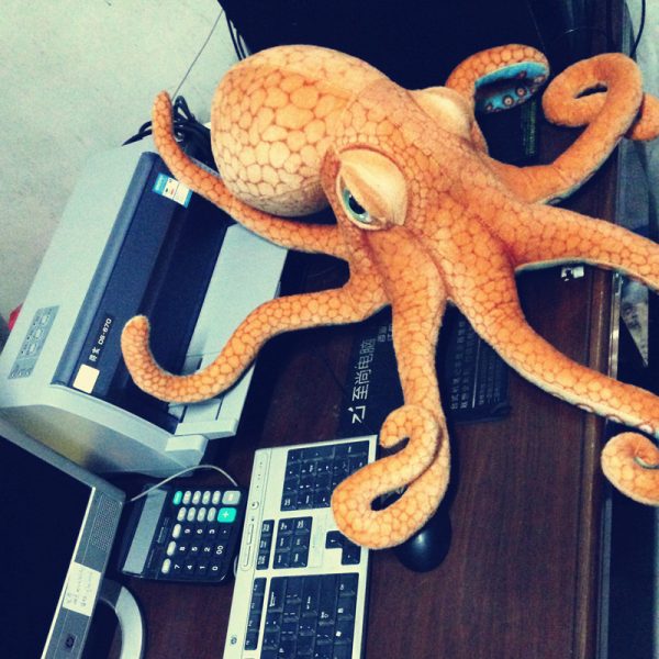 Octopus Plush Toy Pillow