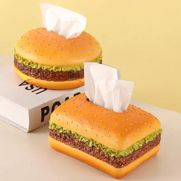 Hamburger Tissue Paper Box