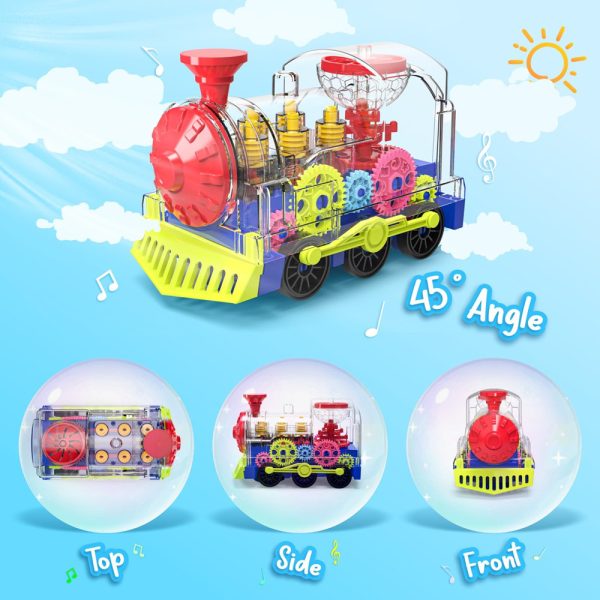 Universal Music Transparent Gear Train Toy