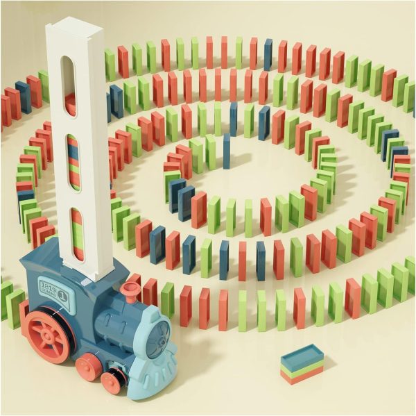 Domino Train Toy Set for Kids
