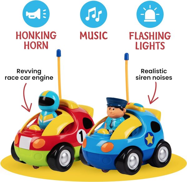 Police Car and Race Car for Toddlers