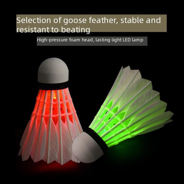 LED Badminton Shuttlecocks Sport Activities Toys Game