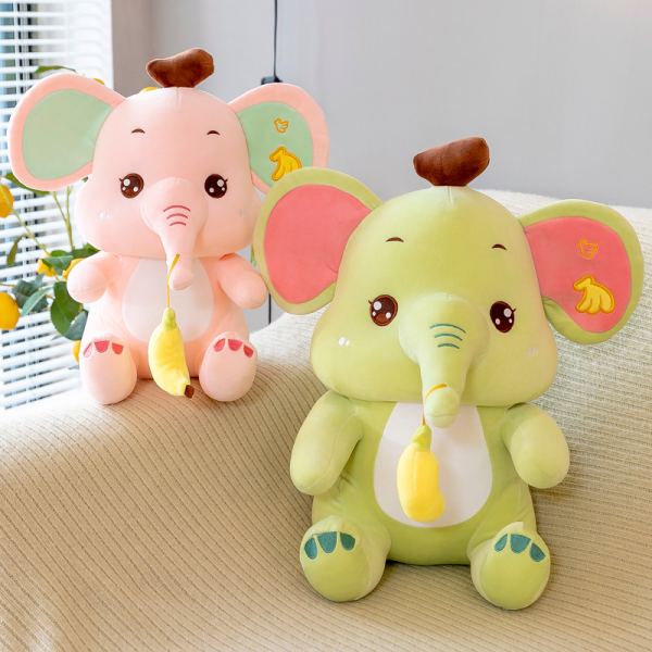 Cartoon Banana Baby Elephant Plush Toy Doll