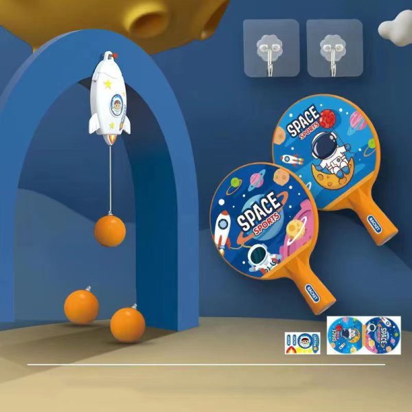 Space Rocket Sport Training Hanging Table Tennis Toys