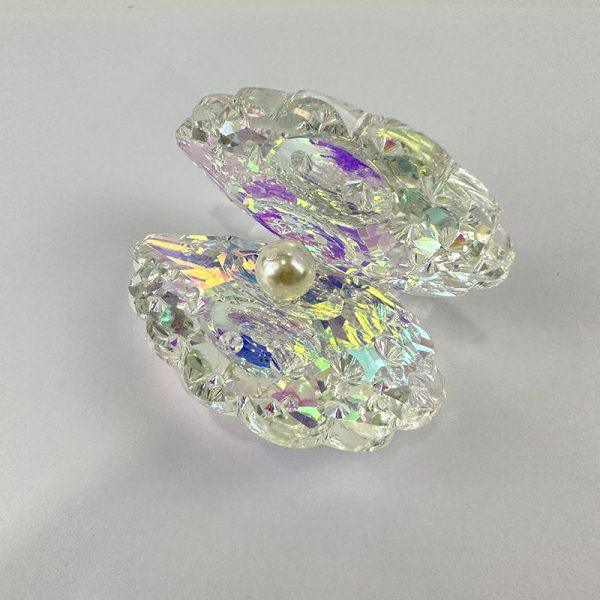 Crystal Pearl Shell Ornament