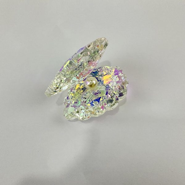 Crystal Pearl Shell Ornament