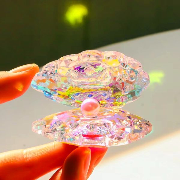 Crystal Pearl Shell Ornament