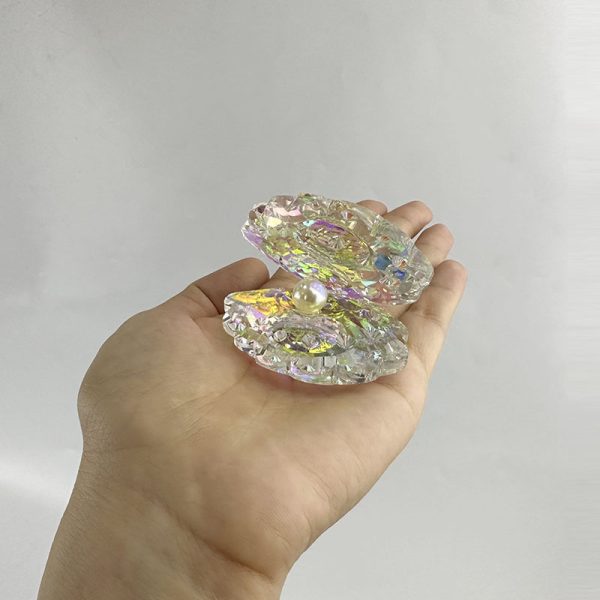 Crystal Pearl Shell Ornament