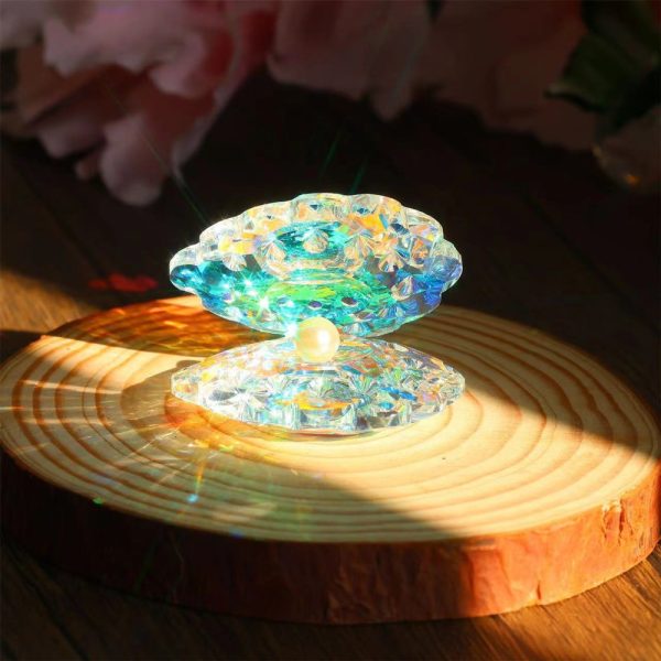 Crystal Pearl Shell Ornament