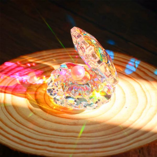 Crystal Pearl Shell Ornament