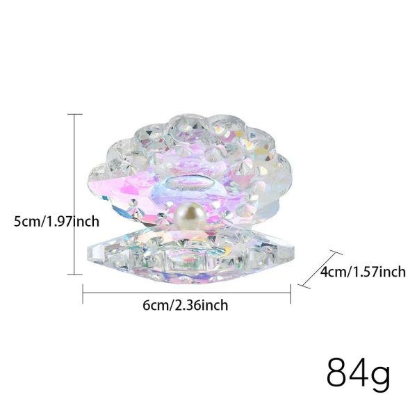 Crystal Pearl Shell Ornament