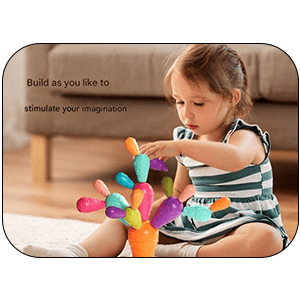 Colorful foam building blocks toy for children, promotes creativity and imaginative play, ideal for early development.