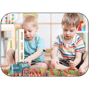 Colorful building blocks and toys for kids, perfect for early childhood development and imaginative play.